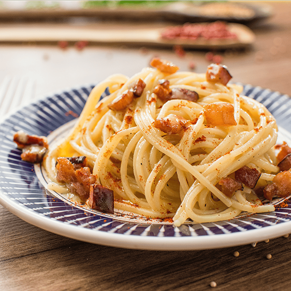 カルボナーラ風パスタ